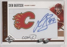 2012-13 Panini Limited Phenoms /499 Sven Baertschi #232 Rookie Auto RC