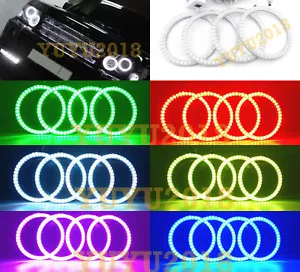 RGB LED Halo Ring for Land Rover Range Rover 06-09 xenon headlight angel eye DRL - Picture 1 of 12