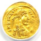 Constans II AV Semssis Gold Byzantine Coin 641-666 AD - Certified ANACS VF35