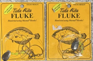 2 Packs Tide Rite Saltwater Fluke Spinner Rigs R563Y - Picture 1 of 1