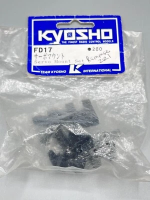 NEW Vintage Kyosho Servo Mount Set for Rampage/ZR1 - FD17 - Image 1 of 2