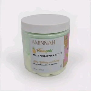 Aminnah Fineapples Whipped Body Butter 8 fl oz - Moisturizes & Conditions - Picture 1 of 2