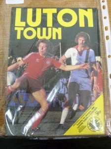 01/01/1980 Luton Town v Chelsea . UK ORDERS ALL INCLUDE FREE ROYAL MAIL POSTAGE - Picture 1 of 1