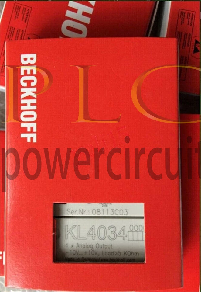 New BECKHOFF KL4034 PLC Module in Box 1PC - Image 1 of 1