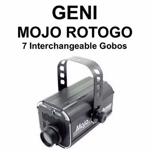 GENI MOJO ROTOGO DMX 7 Rotating Changeable Metal or Glass Gobos - Picture 1 of 3