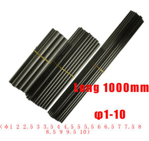2-10pcs Length1000mm Carbon Fiber Rod diameter 1mm-10mm for RC Airplane