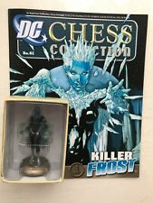 DC COMICS CHESS FIGURE COLLECTION ISSUE 62 KILLER FROST EAGLEMOSS FIGURINE + MAG