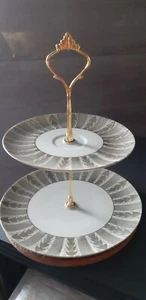Porcelain Etagere. Plates. Cake Plate. Christmas. Gift. Tableware.... - Picture 1 of 5