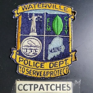 Waterville, Maine Police Shoulder Patch Me - Bild 1 von 2