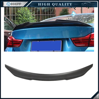 Fits BMW 14-18 F36 Gran Coupe 428i 435i Real Carbon Fiber Trunk Spoiler Wing - Image 1 of 4