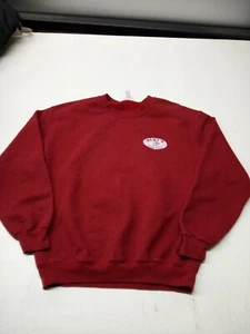 VTG Berts Surf Shop Men’s Red Long Sleeve Medium Pullover Sweatshirt  - Picture 1 of 5