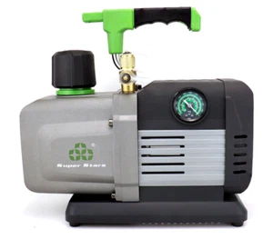 BOMBA DE VACÍO INTELIGENTE DE DOBLE ETAPA SUPERSTARS ST-12BM 12.5CFM 1 HP para R32 - Imagen 1 de 7