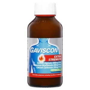Gaviscon Extra Strength Oral Liquid Suspension 300mL – Peppermint Flavour - Picture 1 of 1