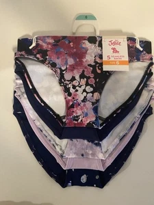 Justice Seamless bikini Panties Girls 5 Pack Underwear Oh so soft NEW size 6 - Picture 1 of 6