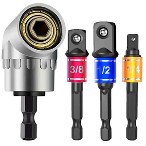 Impact Grade Power Hand Tools Driver Sockets Adapter Extension Set, 3Pcs 1/4 ... - Picture 1 of 9