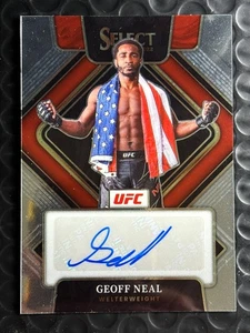 Panini Select Geoff Neal 2022 peso welter automático #SG-GFN - Imagen 1 de 2
