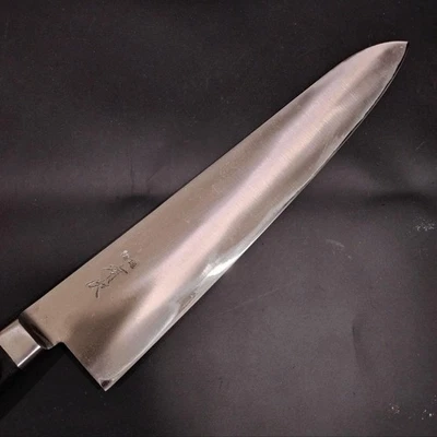 Cuchillo de cocina japonés Aritsugu Gyuto Tsukiji 330 mm / 470 mm Saya usado Foto 1 de 4