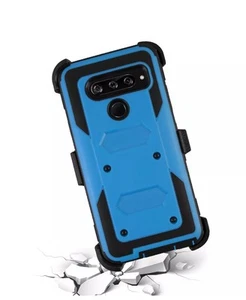 For LG V30 V40 V50 G6 G7 G8 K40 Stylo 6 Case Hybrid Case Built Screen Protector - Zdjęcie 1 z 6