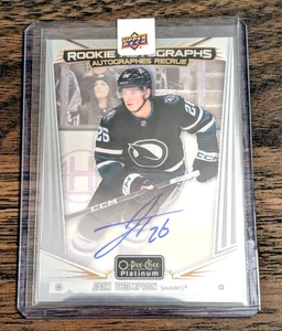 Autógrafos de novato Jack Thompson 2024-25 O-Pee-Chee Platinum #R-JT automático SP - Imagen 1 de 2