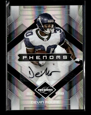 2009 Donruss Limited #171 Devin Moore #/299 AUTO - Image 1 of 2
