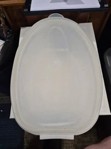 Vintage Tupperware Ham Container Keeper With Insert Tray #487-1 - Picture 1 of 3
