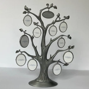 Things Remembered Silver Family Tree Photo Frame Collage - Picture 1 of 6