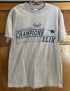 T-shirt NFL Team AlStyle Patriots gris XLIX Super Bowl Champions taille M - Photo 1/4