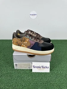 Talla 1Y - Nike Air Force 1 Low Travis Scott Cactus Jack PS CQ4565-900 - Nuevo - Imagen 1 de 5