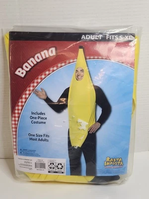 Disfraz de plátano para adulto - Divertido traje de Halloween y fiesta - Ligero y cómodo Foto 1 de 3