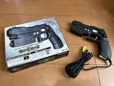 Sony PlayStation2 GUN Controller GUNCON2 x 2 namco with BOX and Manual - Image 1 of 4