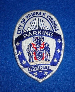 City of Fairfax Virginia Parking Offical Patch New Old Stock - Picture 1 of 1