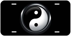 Yin And Yang Novelty Car License Plate - Picture 1 of 20