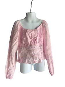 Art Class Girl's Size XL 14 long Sleeve White/Pink Shirt - Picture 1 of 3