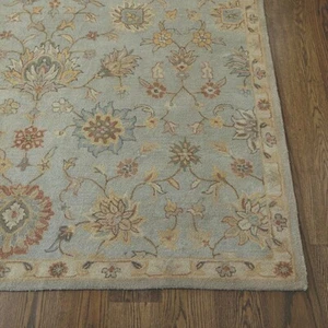 100% Wool Hand Tufted Area Rug Ballard Devlin Design 3x5 5x8 8x10 9x12  - Picture 1 of 10