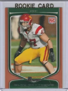 TARJETA DE NOVATO CLAY MATTHEWS 2009 Bowman VERSIÓN ROJA RC Green Bay Packer USC TROYANO - Imagen 1 de 2