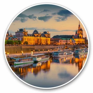 2 x Vinyl Stickers 20cm - Dresden Saxony Germany Scene Cool Gift #3245 - Afbeelding 1 van 9