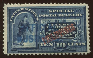 Philippines E1a Var Blue 2 Line "OFFICIAL BUSINESS" Overprint Mint Stamp BX5123 - Picture 1 of 2