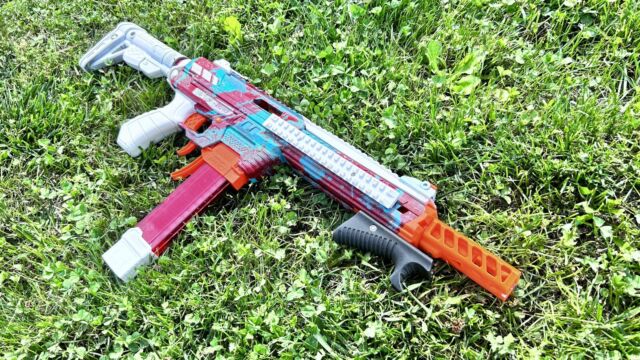 Open Box Nerf Fortnite Heavy SR Blaster Sniper Rifle Guns Boys Toy Foam  Dart Gun 195166120836