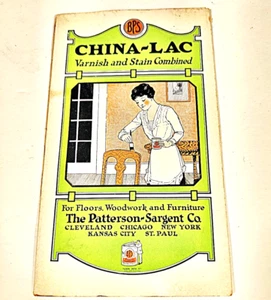 BPS Paint Stain Sample Antique Delaware Advertising Brochure Booklet CHINA-LAC - Picture 1 of 12