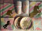 UNICORN SPARKLE Birthday Party Supply DELUXE Kit w/ Loot Bags & Banner