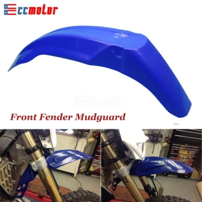 Blue Front Fender Mudguards Cover For Yamaha WR250F/X WR450F YZ XT TTR225 TTR230 - Image 1 of 4