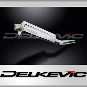 Yamaha YZF600R Foxeye 1994-2007 Slip On 14" Oval Stainless Exhaust Muffler Kit - Picture 1 of 5