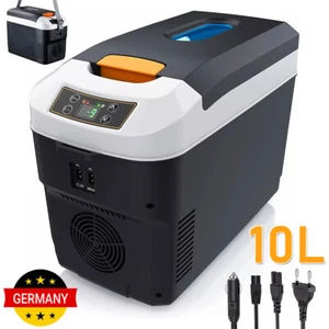 10L Kühlschrank Kompressor Kühlbox 12V/24V/240V Elektrisch Kühlbox Camping KFZ - Bild 1 von 16