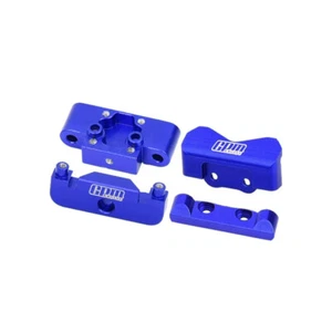 GPM Aluminum Alloy Front Bulkhead & Rear Pin Mounts Blue for Losi 1/24 Micro-B - Picture 1 of 1