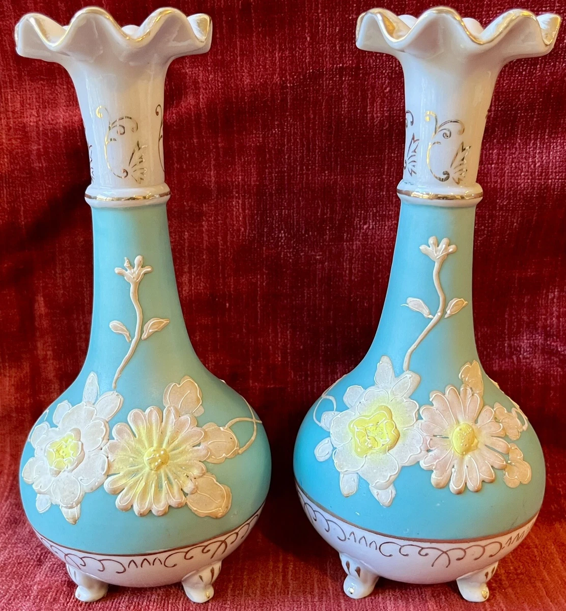 花瓶对中国古董花瓶| eBay