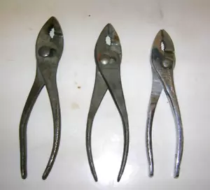 3 paia di pinze per giunti antiscivolo 6 pollici artigiano Tru-Fit USA Giappone forgiate a goccia vintage - Foto 1 di 5