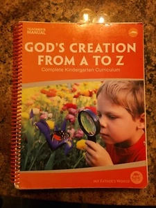 God's Creation from A to Z Homeschool Kinder Teacher's Manual My Father's World - Picture 1 of 3