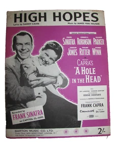 Partitura de colección Hign Hopes, de Sammy Cahn y James Van Heusen - 1959 - Imagen 1 de 1
