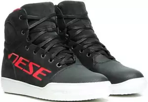 Dainese York D-Wp Shoes Carbon/Red - Picture 1 of 2