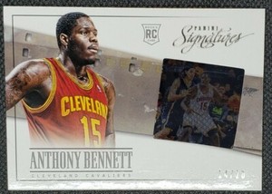 ANTHONY BENNETT 2013-14 Panini Signatures Rookie FILM CELL ONYX SP #/20 RC Cavs